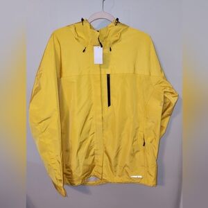 Lands' End Men's Vibrant Yellow Raincoat